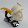 Medium Sized, Vintage Hand Carved Meerschaum Pipe Of Bearded Man, Lightly Smoked [SOLD OUT] - Image 3