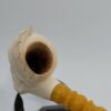 Medium Sized, Vintage Hand Carved Meerschaum Pipe Of Bearded Man, Lightly Smoked [SOLD OUT] - Image 7