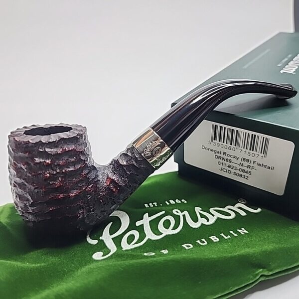 Peterson Donegal Rocky 69 Bent Billiard Briar Tobacco Pipe, Fishtail [SOLD OUT] - Image 3