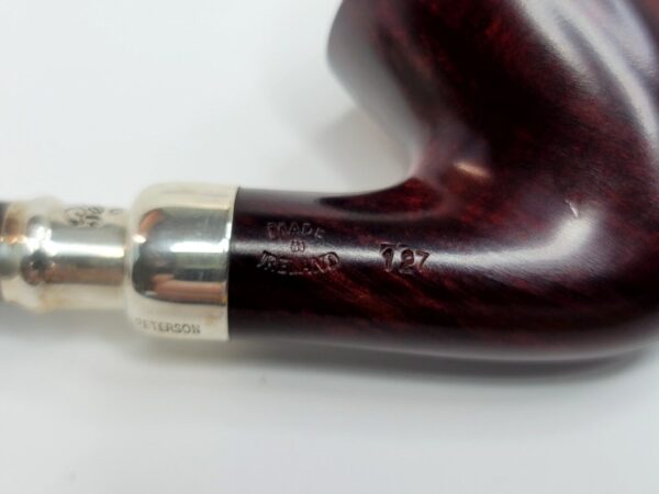 Peterson Walnut Spigot 127 Fishtail Bent Dublin Briar Tobacco Pipe, New In Box [SOLD OUT] - Image 11