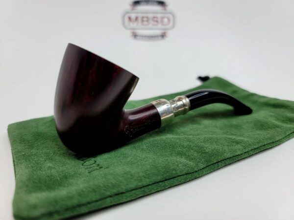 Peterson Walnut Spigot 127 Fishtail Bent Dublin Briar Tobacco Pipe, New In Box [SOLD OUT] - Image 4