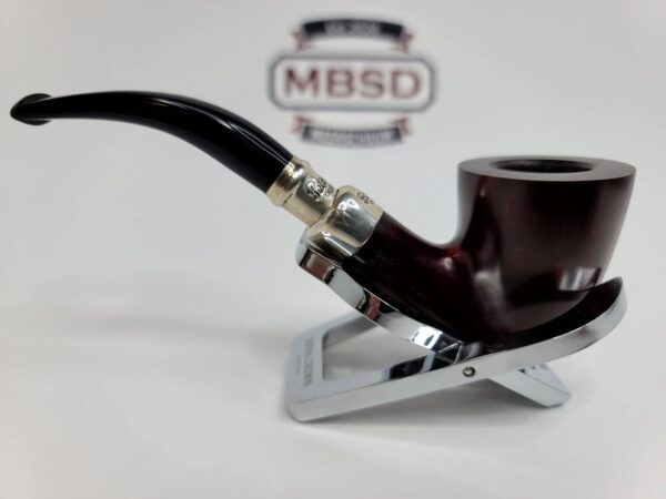 Peterson Walnut Spigot 127 Fishtail Bent Dublin Briar Tobacco Pipe, New In Box [SOLD OUT] - Image 8