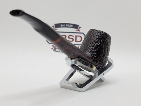 Rossi by Savinelli Sitting 8824 Rusticated Brandy Sitter Briar Tobacco Pipe, 6mm [SOLD OUT] - Image 11