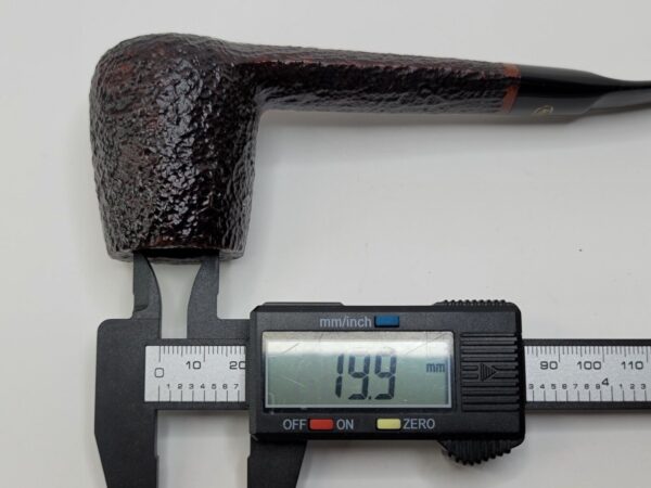 Rossi by Savinelli Sitting 8824 Rusticated Brandy Sitter Briar Tobacco Pipe, 6mm [SOLD OUT] - Image 15