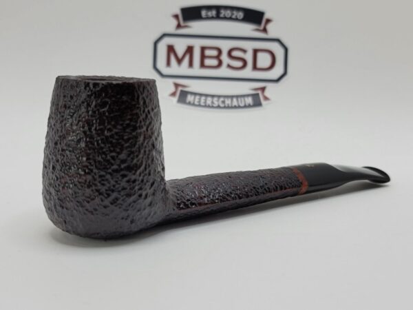 Rossi by Savinelli Sitting 8824 Rusticated Brandy Sitter Briar Tobacco Pipe, 6mm [SOLD OUT] - Image 4