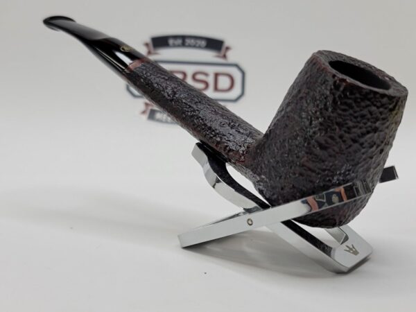 Rossi by Savinelli Sitting 8824 Rusticated Brandy Sitter Briar Tobacco Pipe, 6mm [SOLD OUT] - Image 10