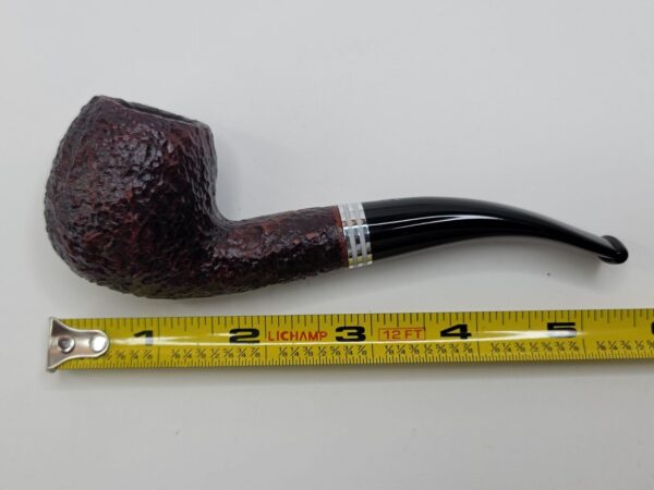 Savinelli Bianca Rusticated 616 Bent Billiard Briar Tobacco Smoking Pipe, 6mm [SOLD OUT] - Image 11