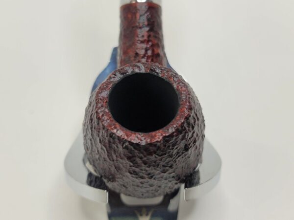 Savinelli Bianca Rusticated 616 Bent Billiard Briar Tobacco Smoking Pipe, 6mm [SOLD OUT] - Image 5