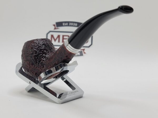 Savinelli Bianca Rusticated 616 Bent Billiard Briar Tobacco Smoking Pipe, 6mm [SOLD OUT] - Image 9