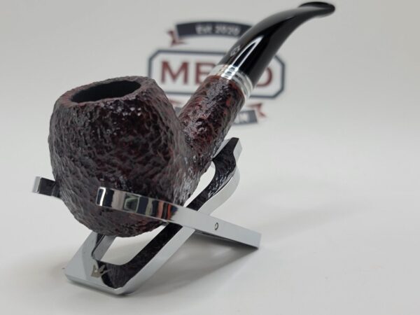 Savinelli Bianca Rusticated 616 Bent Billiard Briar Tobacco Smoking Pipe, 6mm [SOLD OUT] - Image 10