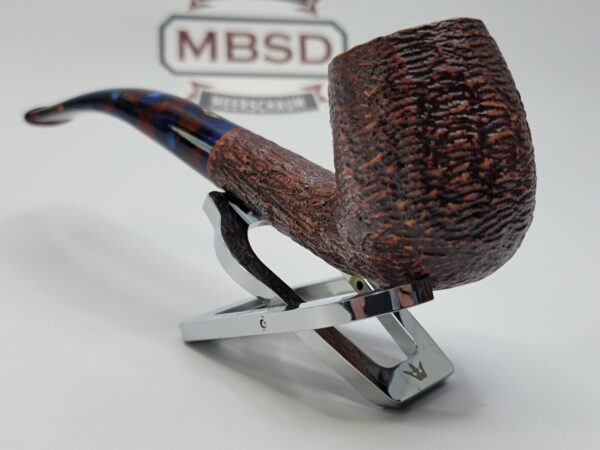 Savinelli Fantasia 606 KS Rusticated Bent Billiard Briar Smoking Pipe, 6mm [SOLD OUT] - Image 10
