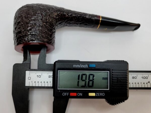 Savinelli Lolita 02 Brown Rusticated Bent Pot Briar Tobacco Pipe 6mm, New In Box [SOLD OUT] - Image 11