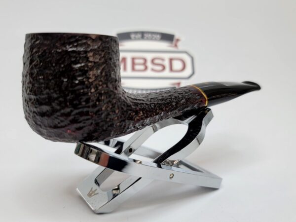 Savinelli Lolita 02 Brown Rusticated Bent Pot Briar Tobacco Pipe 6mm, New In Box [SOLD OUT] - Image 4