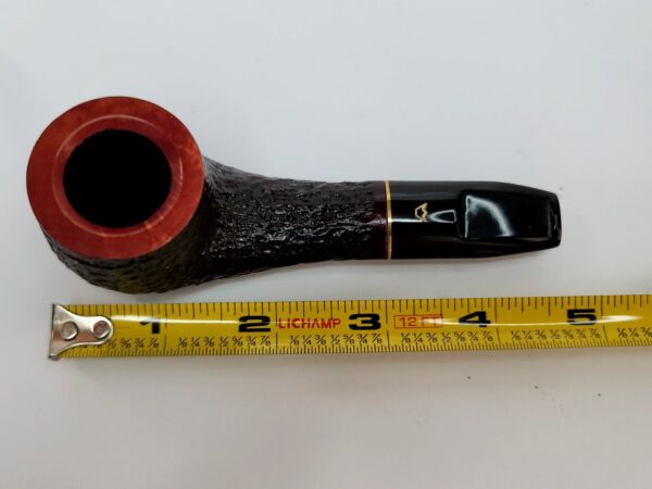Savinelli Lolita 02 Brown Rusticated Bent Pot Briar Tobacco Pipe 6mm, New In Box [SOLD OUT] - Image 10