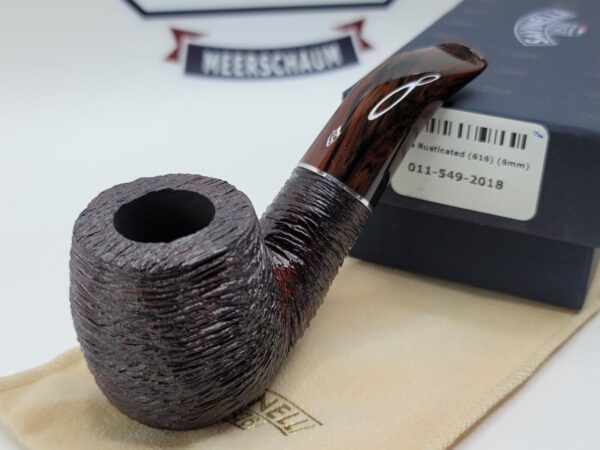 Savinelli Mega 616 Brownblast  Briar Tobacco Smoking Pipe, 6mm Filter [SOLD OUT] - Image 4
