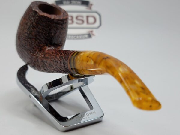 Savinelli Miele Rusticated 670 KS Bent Billiard Briar Tobacco Smoking Pipe, 6mm [SOLD OUT] - Image 11