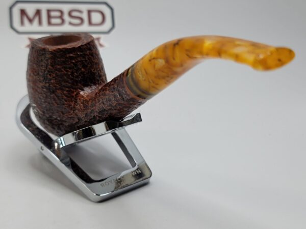 Savinelli Miele Rusticated 670 KS Bent Billiard Briar Tobacco Smoking Pipe, 6mm [SOLD OUT] - Image 12