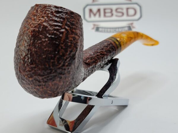 Savinelli Miele Rusticated 670 KS Bent Billiard Briar Tobacco Smoking Pipe, 6mm [SOLD OUT] - Image 14