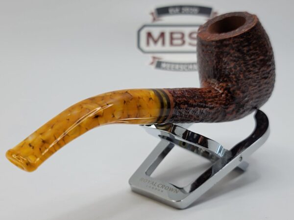 Savinelli Miele Rusticated 670 KS Bent Billiard Briar Tobacco Smoking Pipe, 6mm [SOLD OUT] - Image 16