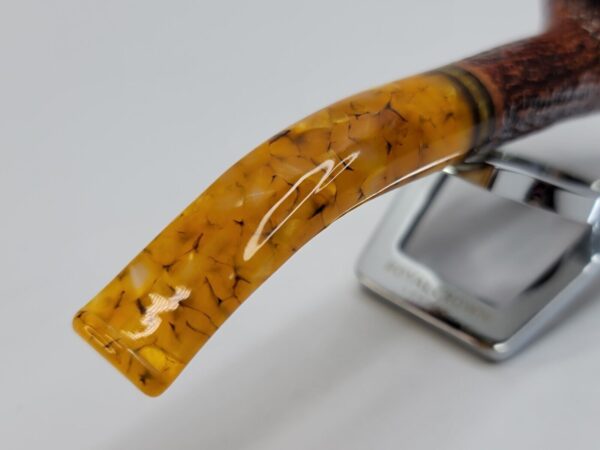 Savinelli Miele Rusticated 670 KS Bent Billiard Briar Tobacco Smoking Pipe, 6mm [SOLD OUT] - Image 17