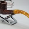 Savinelli Miele Rusticated 670 KS Bent Billiard Briar Tobacco Smoking Pipe, 6mm [SOLD OUT] - Image 18