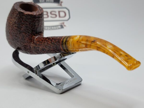 Savinelli Miele Rusticated 670 KS Bent Billiard Briar Tobacco Smoking Pipe, 6mm [SOLD OUT] - Image 18