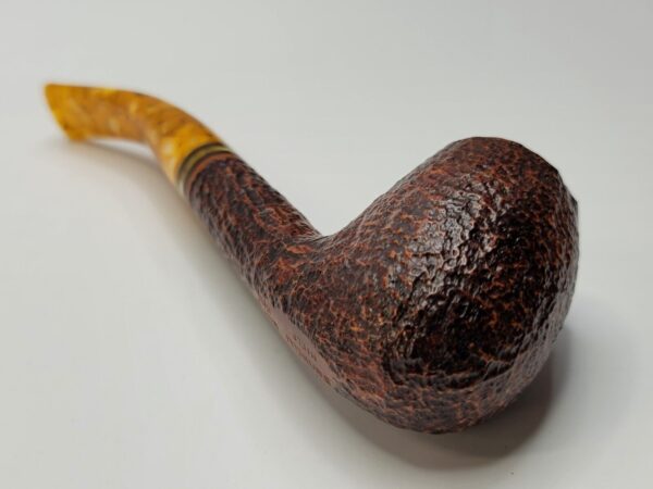 Savinelli Miele Rusticated 670 KS Bent Billiard Briar Tobacco Smoking Pipe, 6mm [SOLD OUT] - Image 20