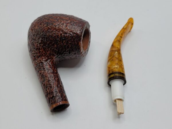 Savinelli Miele Rusticated 670 KS Bent Billiard Briar Tobacco Smoking Pipe, 6mm [SOLD OUT] - Image 24