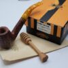 Savinelli Miele Rusticated 670 KS Bent Billiard Briar Tobacco Smoking Pipe, 6mm [SOLD OUT] - Image 4