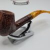Savinelli Miele Rusticated 670 KS Bent Billiard Briar Tobacco Smoking Pipe, 6mm [SOLD OUT] - Image 9