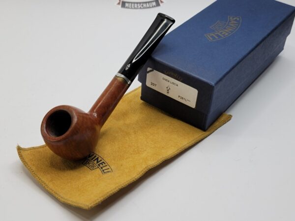 Savinelli Onda 207 Smooth Straight Apple Estate Briar Tobacco Pipe, 6mm, + Grain [SOLD OUT] - Image 3