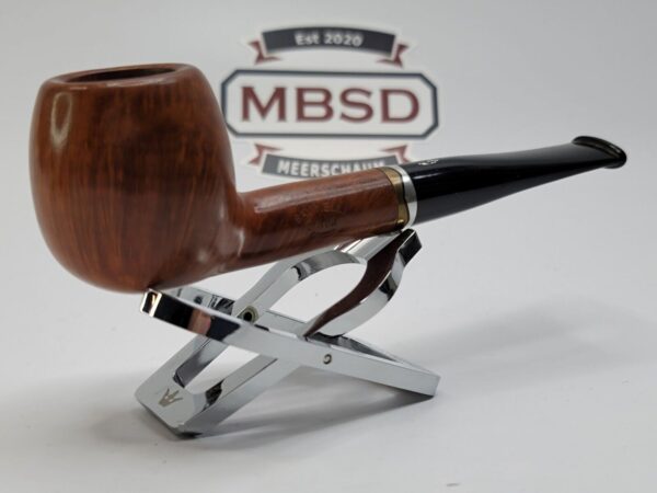 Savinelli Onda 207 Smooth Straight Apple Estate Briar Tobacco Pipe, 6mm, + Grain [SOLD OUT] - Image 5