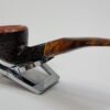 Savinelli Tortuga 305 Rusticated Briar Bent Pot Tobacco Pipe, 6mm [SOLD OUT] - Image 16