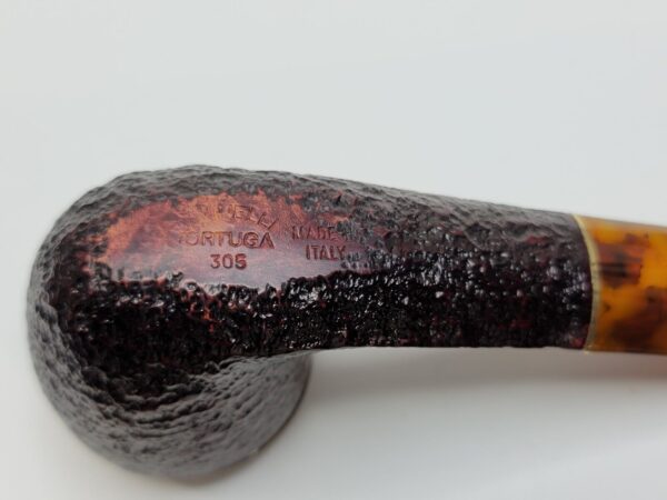 Savinelli Tortuga 305 Rusticated Briar Bent Pot Tobacco Pipe, 6mm [SOLD OUT] - Image 19