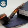 Savinelli Tortuga 305 Rusticated Briar Bent Pot Tobacco Pipe, 6mm [SOLD OUT] - Image 3