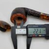 Savinelli Tortuga 305 Rusticated Briar Bent Pot Tobacco Pipe, 6mm [SOLD OUT] - Image 21