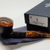 Savinelli Tortuga 305 Rusticated Briar Bent Pot Tobacco Pipe, 6mm [SOLD OUT] - Image 4