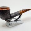 Savinelli Tortuga 305 Rusticated Briar Bent Pot Tobacco Pipe, 6mm [SOLD OUT] - Image 5