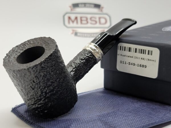 Savinelli Trevi 311 KS Rusticated Poker Sitter Tobacco Pipe, 6mm [SOLD OUT]