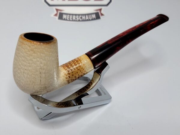Small Block Meerschaum Bent Billiard Estate Tobacco Smoking Pipe [SOLD OUT] - Image 3