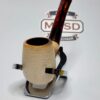 Small Block Meerschaum Bent Billiard Estate Tobacco Smoking Pipe [SOLD OUT] - Image 4