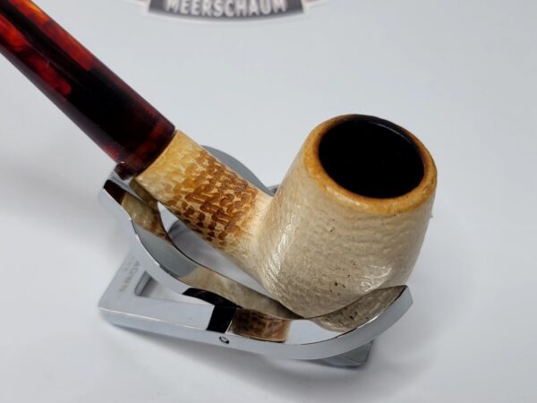 Small Block Meerschaum Bent Billiard Estate Tobacco Smoking Pipe [SOLD OUT] - Image 6