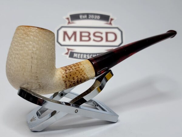 Small Block Meerschaum Bent Billiard Estate Tobacco Smoking Pipe [SOLD OUT]