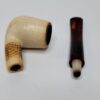 Small Block Meerschaum Bent Billiard Estate Tobacco Smoking Pipe [SOLD OUT] - Image 9