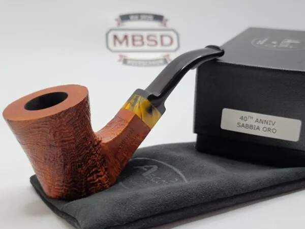 Ascorti 40th Anniversary Dublin Sitter Briar Tobacco Pipe, Hand Made