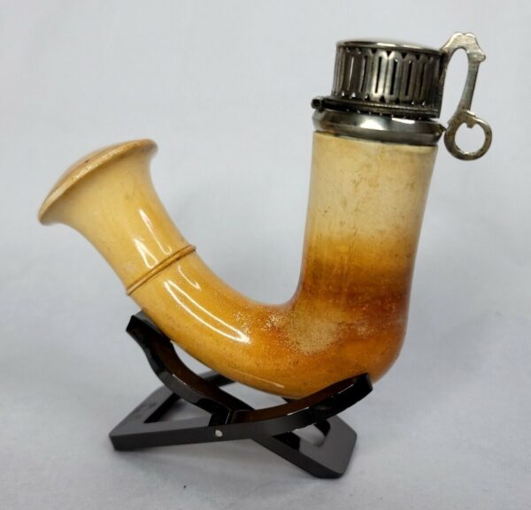 Beautiful 19th Century 1800s Antique Meerschaum Tobacco Pipe Bowl, Original Case [SOLD OUT]