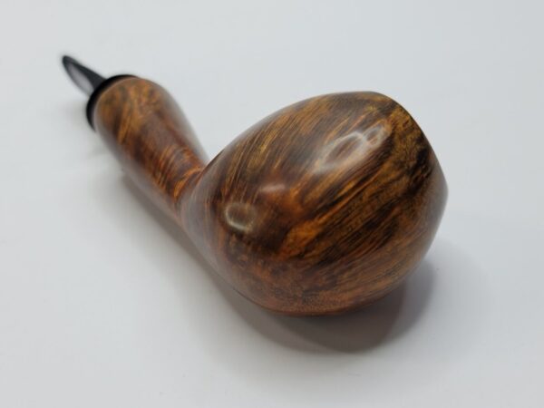 Bennie Joe Pipes Bent Apple Briar Tobacco Pipe, Spanish Briar, Japanese Ebonite [SOLD OUT] - Image 16