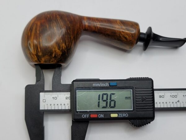 Bennie Joe Pipes Bent Apple Briar Tobacco Pipe, Spanish Briar, Japanese Ebonite [SOLD OUT] - Image 19