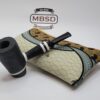 Bennie Joe Tuxedo Morta Bog Oak Rusticated Poker Tobacco Smoking Pipe [SOLD OUT]
