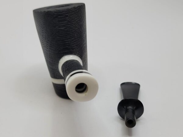 Bennie Joe Tuxedo Morta Bog Oak Rusticated Poker Tobacco Smoking Pipe [SOLD OUT] - Image 14